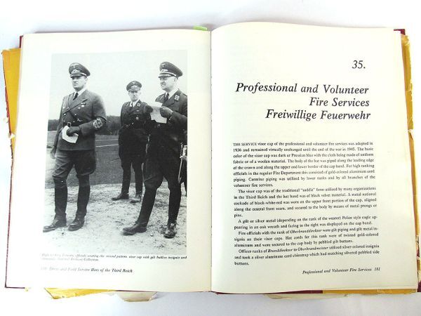 洋書 第二次大戦中ドイツ軍 制帽等 解説写真集 の画像6