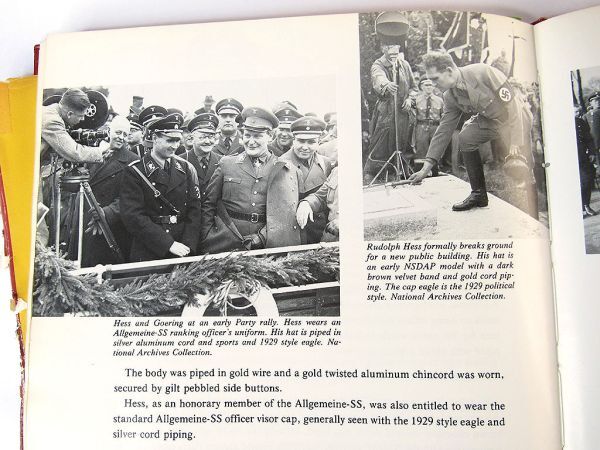 洋書 第二次大戦中ドイツ軍 制帽等 解説写真集 の画像7