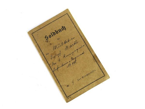 第一次大戦以前 ドイツ軍 軍隊手帳 ゾルトブーフ の画像1