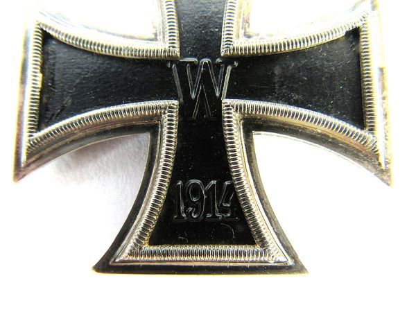 第一次大戦中実物 ドイツ軍 二級鉄十字章 刻印付 美品の画像9