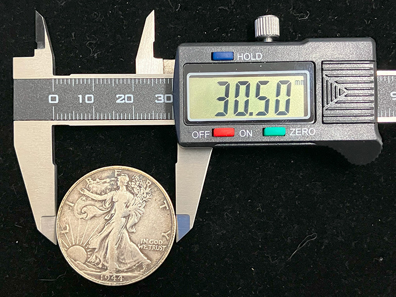アメリカ リバティコイン ウォーキングリバティ ハーフダラー 銀貨 50セント 1944年の画像4