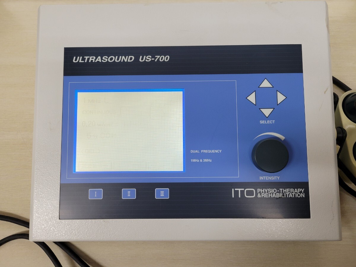 イトー 伊藤超短波 超音波治療器 UＳ-700 ITO 通電確認のみ 現状品の画像2