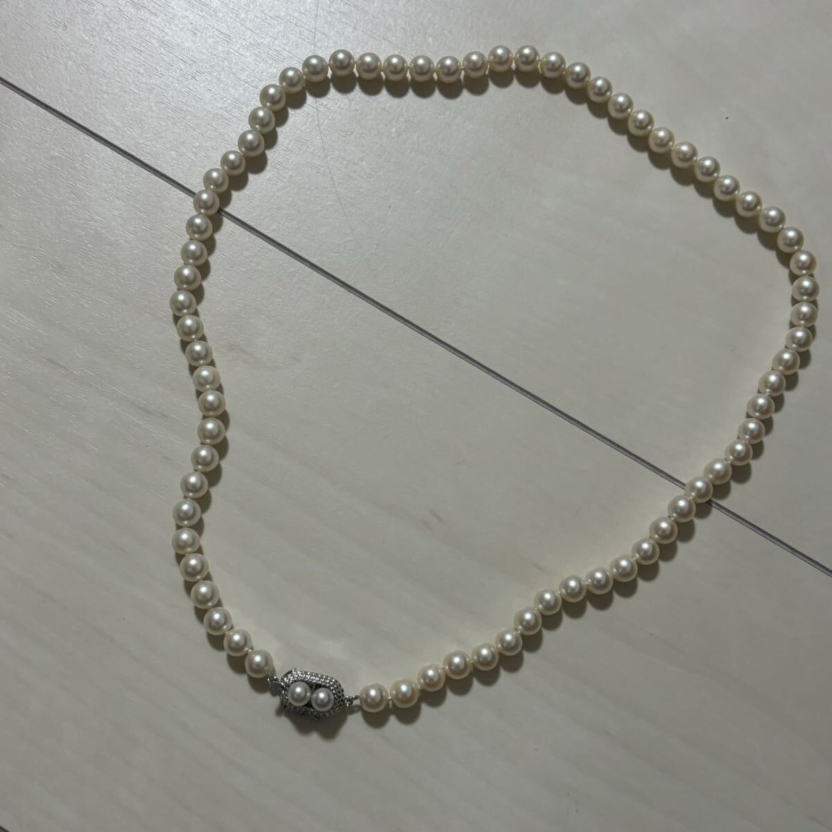 田崎 タサキ ネックレス パール 金具 SILVER シルバー アクセサリー ブランド 3の画像1