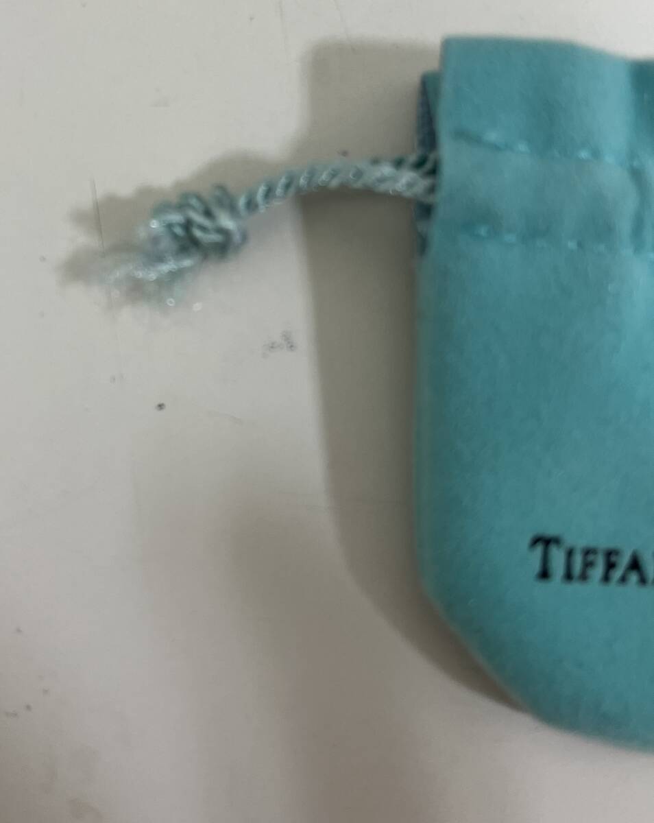＃16906 TIFFANY＆Co. ティファニー 保存袋 アクセサリー 袋 ２点おまとめ 長期保管品 6.5×5cmの画像4