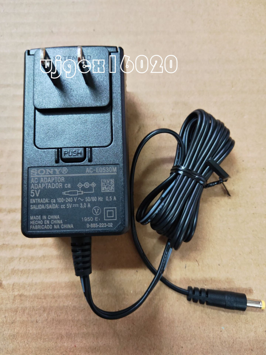 新品 SONY SRS-XB30. SRS-XB41 ワイヤレスポータブルスピーカー 電源充電器ACアダプター AC-E0530M 5V3A_画像1