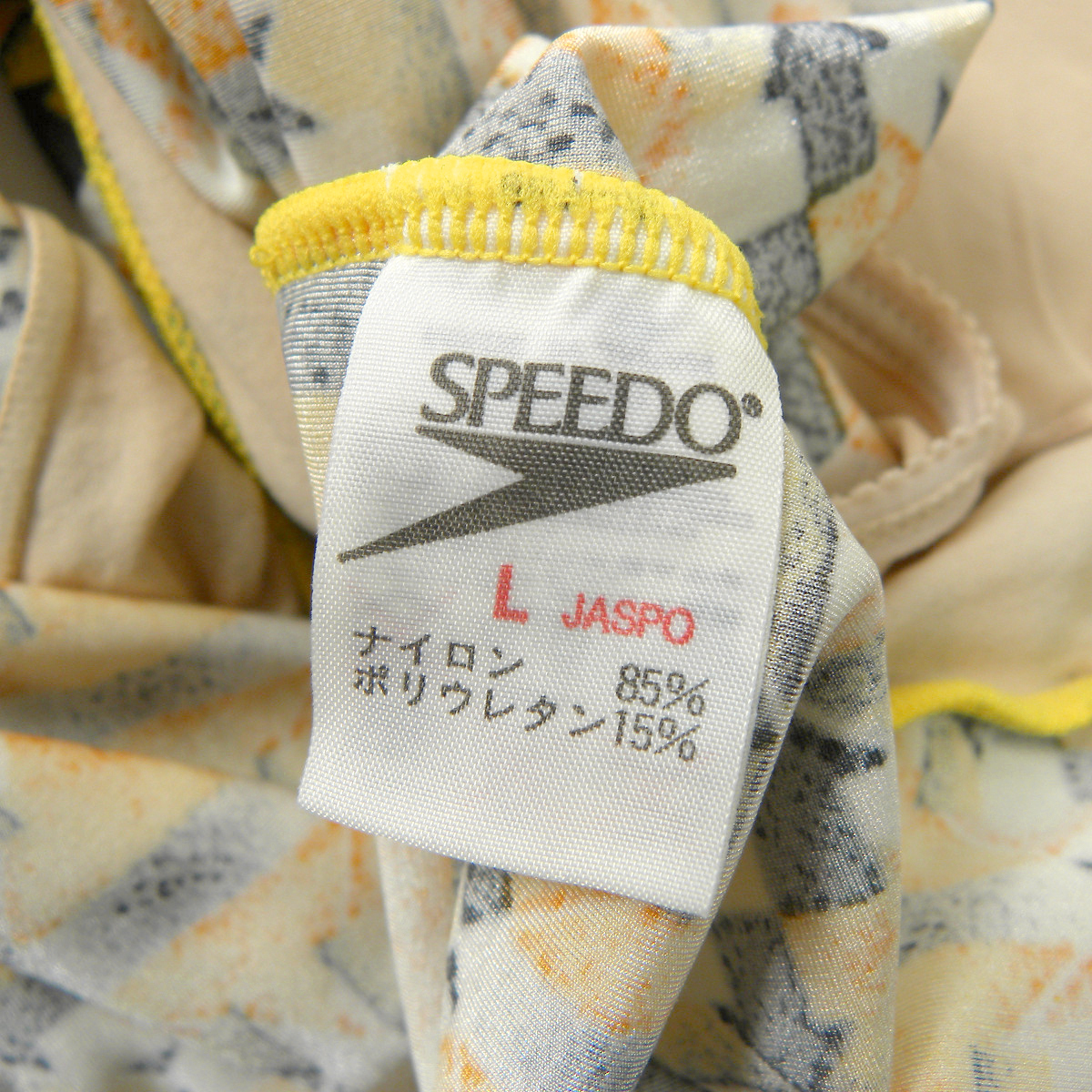 100円スタート スピード SPEEDO ワンピース水着 Uバック パッド付き フィットネス 競泳 水泳 スイミング トレーニング Lの画像4