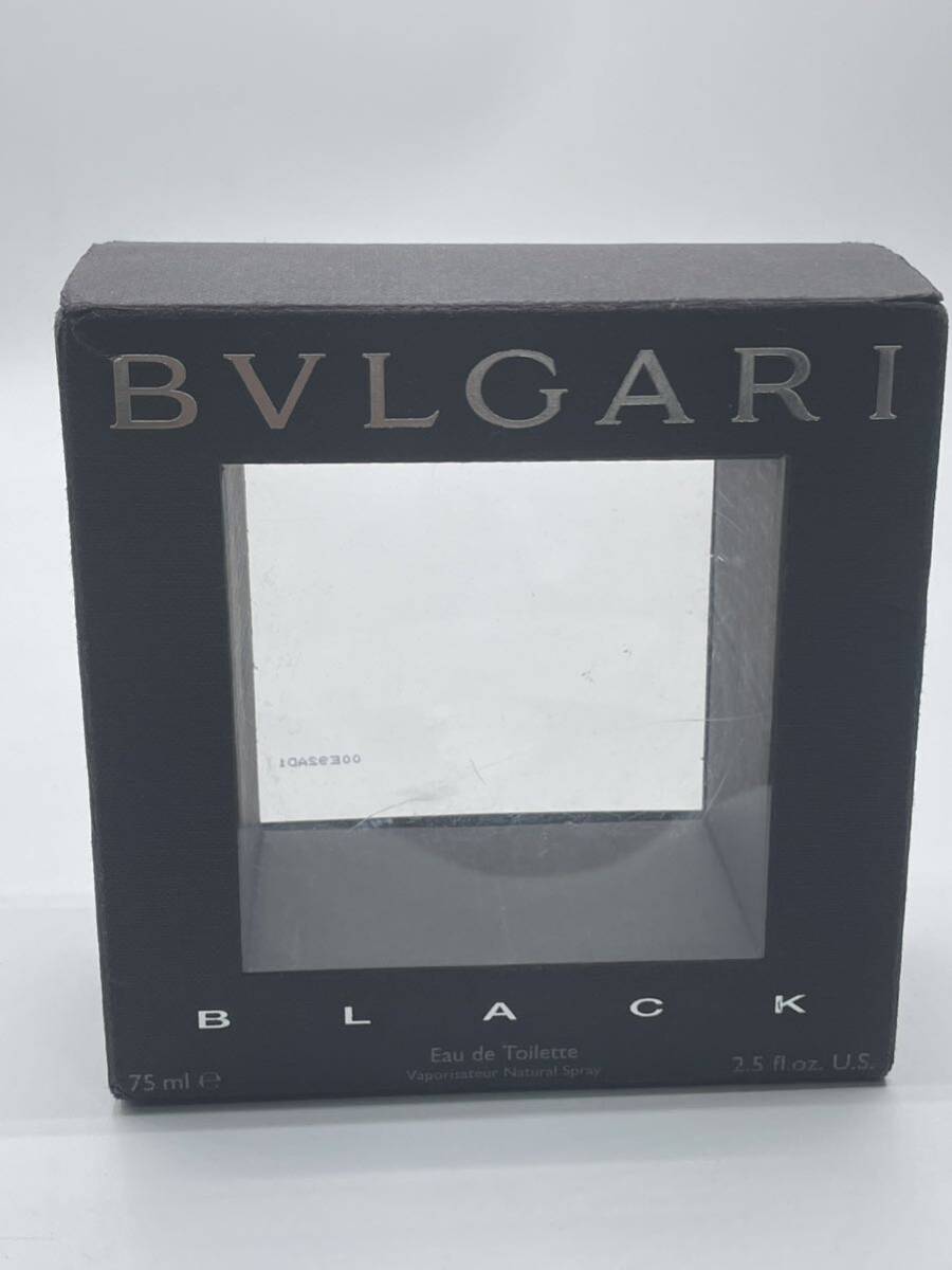 BVLGARI EDT BLACK ブルガリ オードトワレ ブラック 75ml 残量9割ほど_画像8