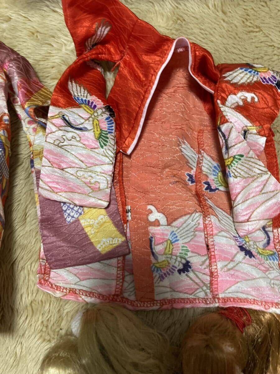 TAKARAタカラ リカちゃん 着せ替え人形 ドレス ワンピース 着物　帯　小物 洋服 まとめて_画像3