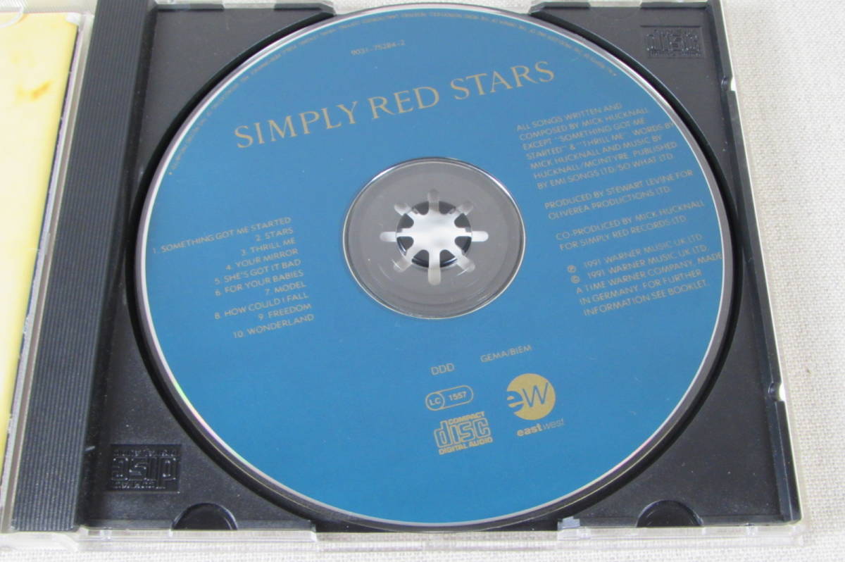 中古CD シンプリーレッド　スターズ　SIMPLEY RED STARS ドイツ盤_画像4