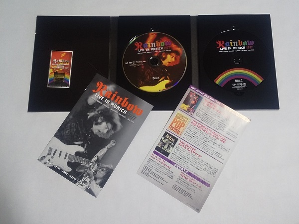 国内盤2DVD★レインボー「ライブ。イン・ミュンヘン 1977」初回限定仕様　ギター・ピック付　RAINBOW / LIVE IN MUNICH_画像3