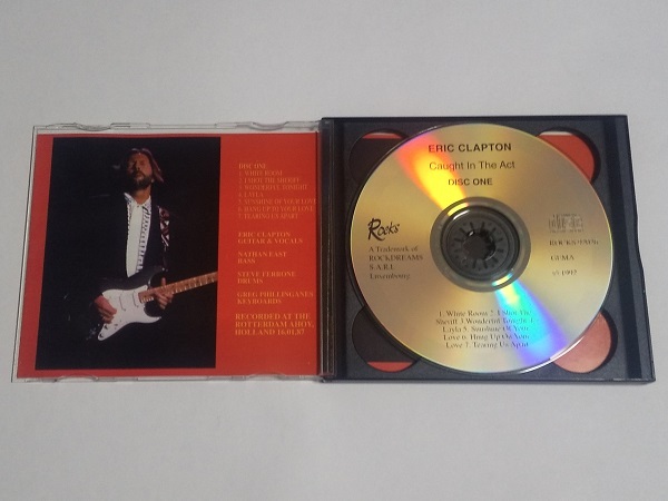 2CD★ERIC CLAPTON「CAUGHT IN THE ACT」コレクターズ　エリック・クラプトン_画像3