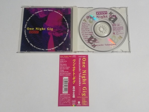 CD★高中正義「ワン・ナイト・ギグ」帯付 Masayoshi Takanaka / One Night Gigの画像3