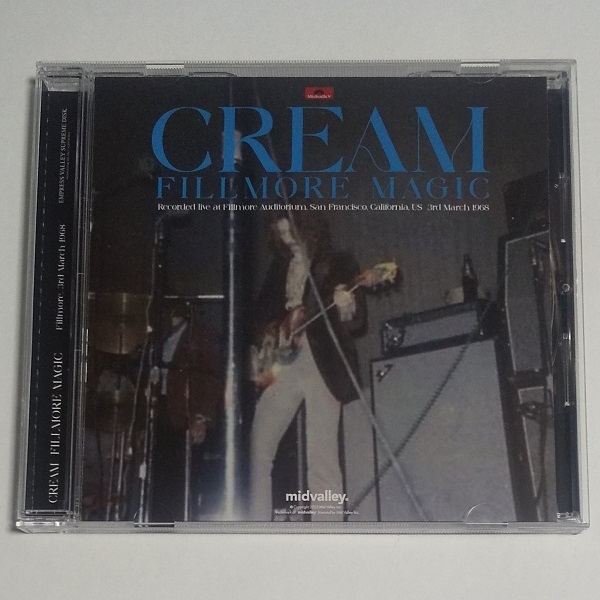 CD★CREAM「FILLMORE MAGIC」Eric Clapton / Jack Bruce / Ginger Baker MID VALLEY コレクターズの画像1