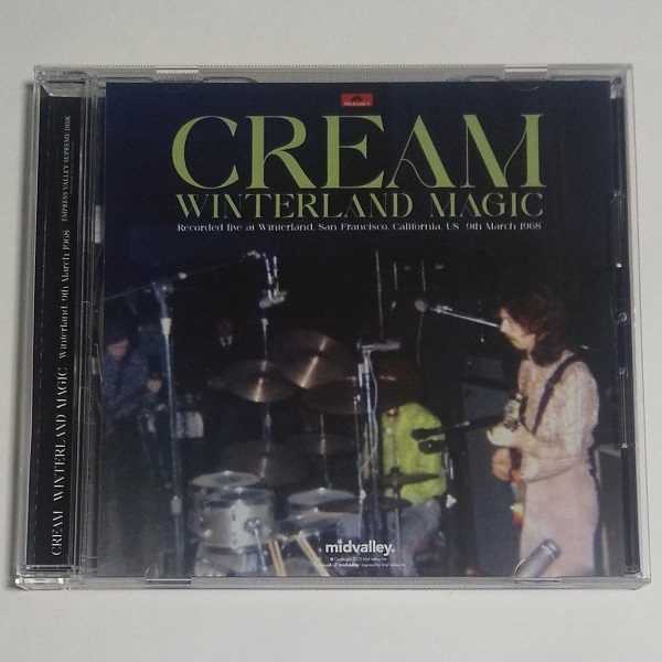 CD★CREAM「WINTERLAND AND MAGIC」Eric Clapton / Jack Bruce / Ginger Baker MID VALLEY コレクターズの画像1