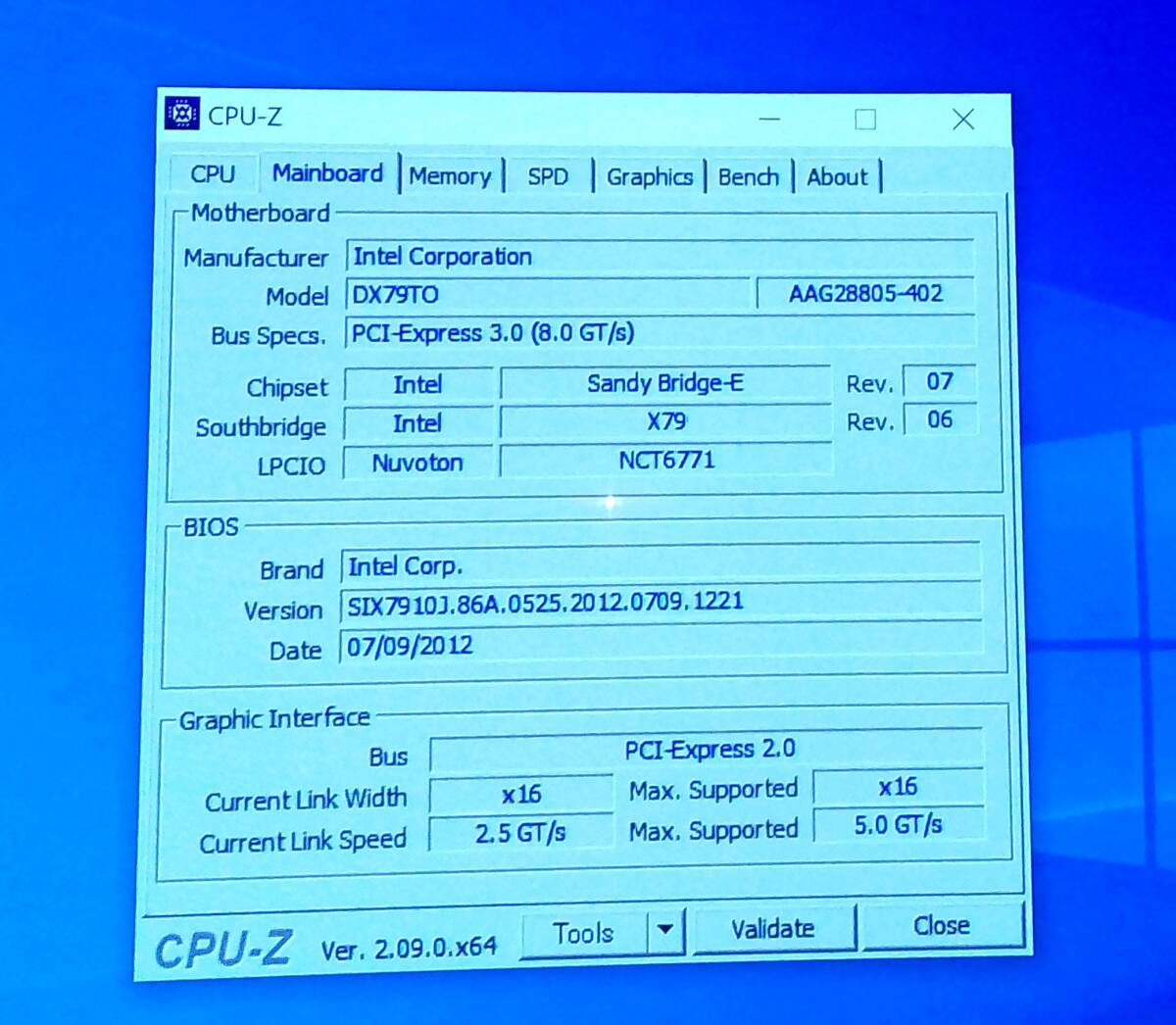 動作品 intel DX79TO ioパネル付 LGA2011 マザーボード. DDR3 32GB .AXP 120 X67薄型CPUクーラ－の画像3