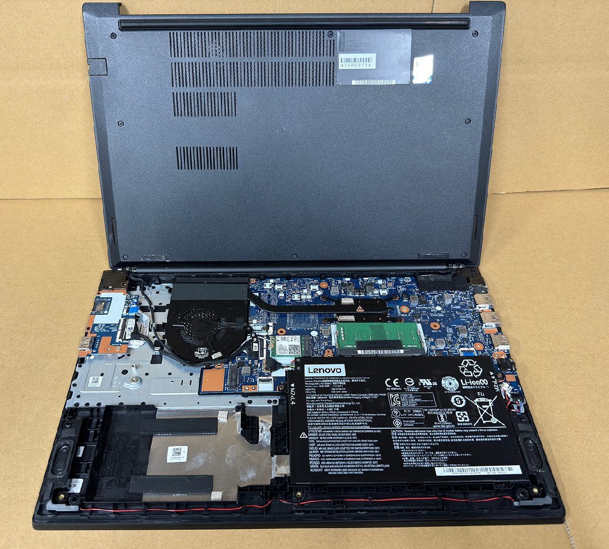 【ジャンク】Lenovo ThinkPad L15 第10世代 Core i5 BIOS起動確認済 画面割れの画像4