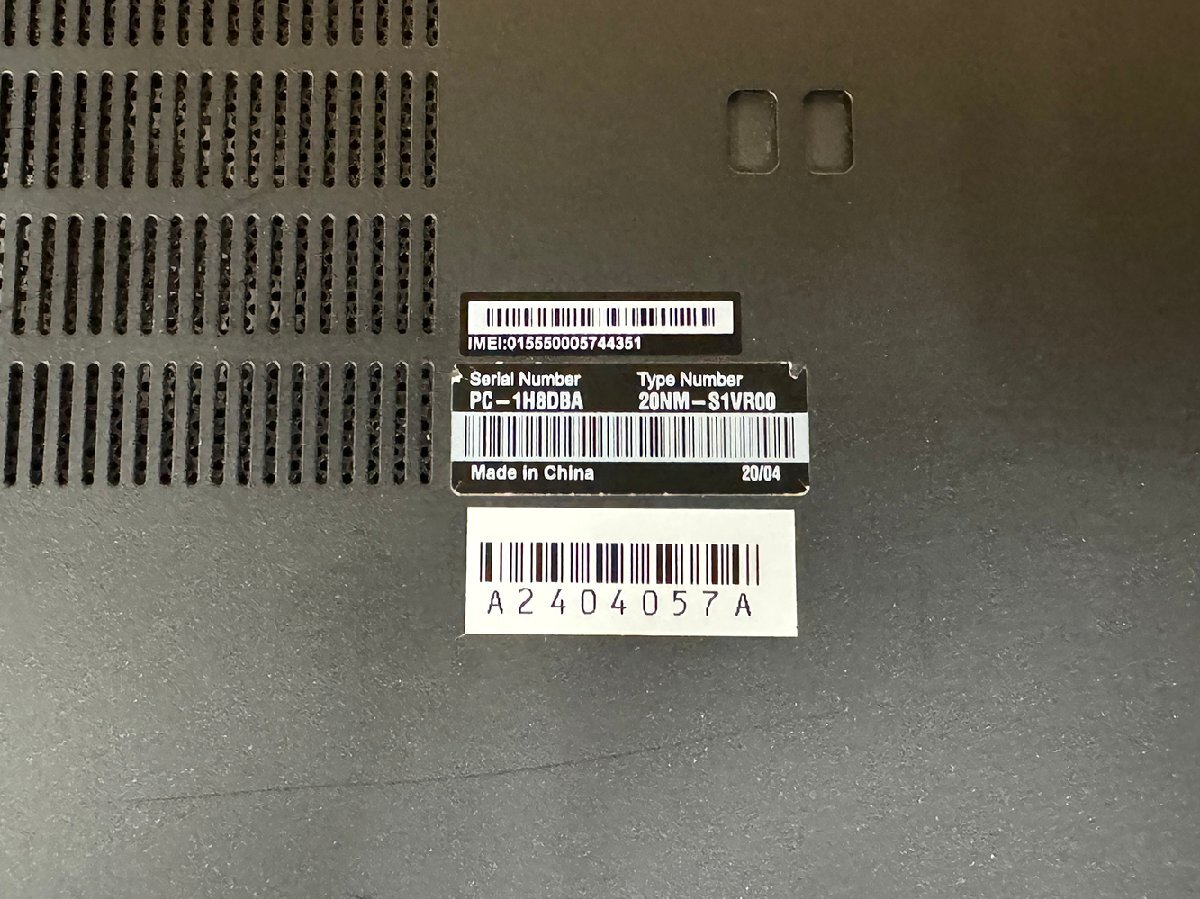 【ジャンク】Lenovo ThinkPad X395 BIOS起動確認済 液晶不良の画像7