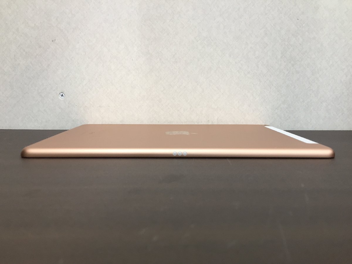 Apple iPad7 32GB 10.2インチ 縁側ヒビ割れ バッテリー90％ A2198 MW6D2J/A 第7世代 ゴールド 現状品 動作品の画像6