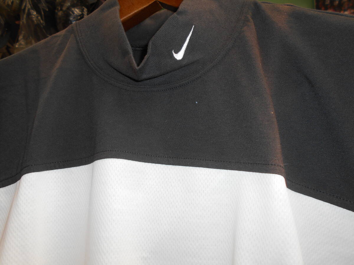  Nike с высоким воротником короткий рукав нижняя рубашка L163454 XL размер черный 