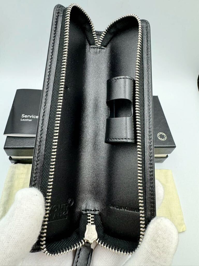 9030円 未使用品 モンブラン ペンケース MB101782 レザー 1本用 9030円 未使用品 モンブラン ペンケース MB101782 レザー 1本用