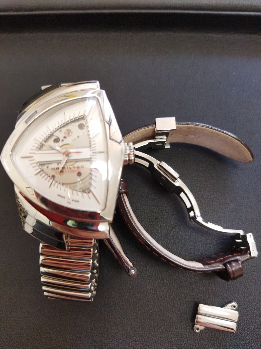「100円スタート」ハミルトン腕時計　ハミルトン クオーツ クォーツ 稼働品　紳士腕時計　メンズ腕時計　時計　ブランド腕時計_画像2