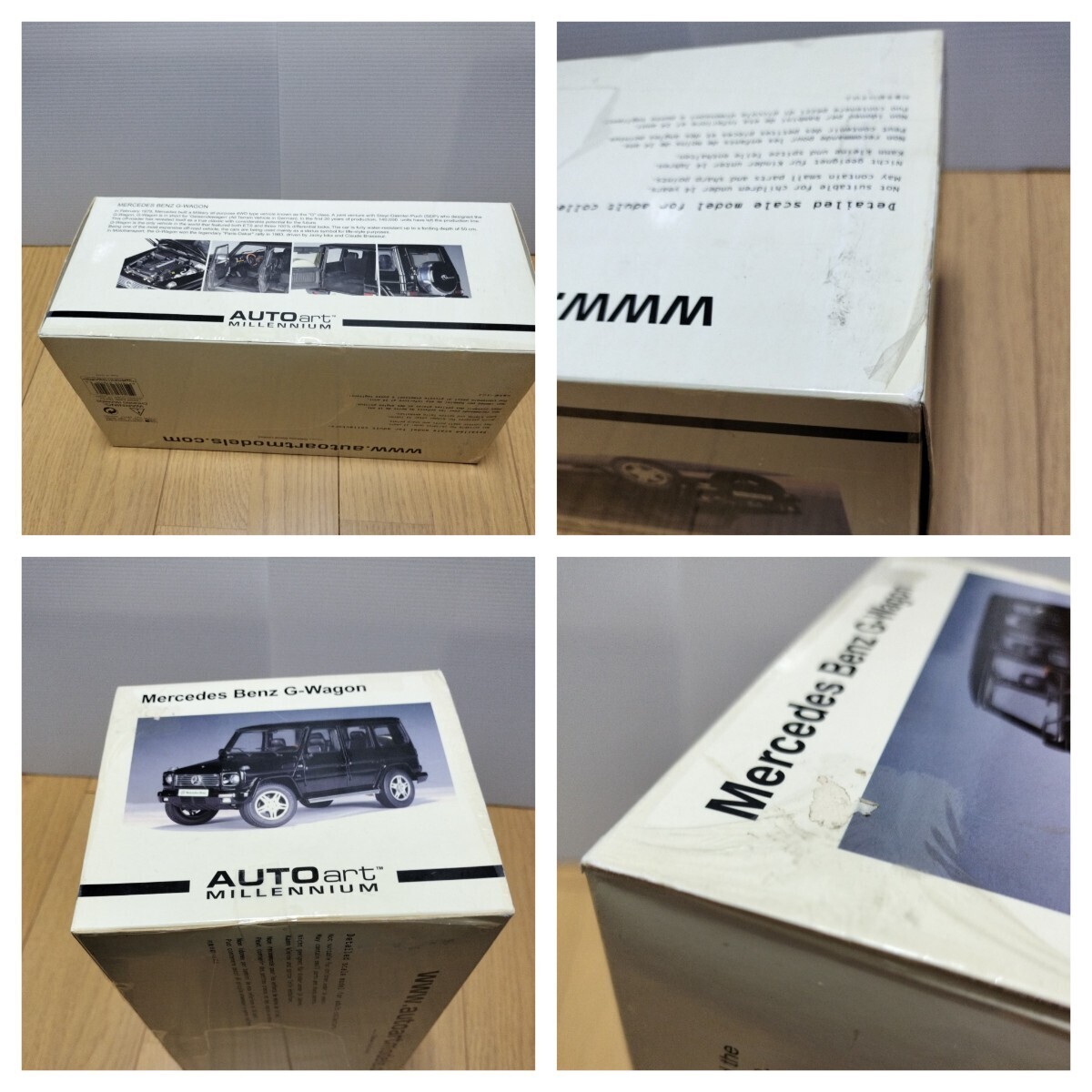 AUTOart【1/18　Mercedes-Benz　G-WAGON】ブラック　メルセデス・ベンツ　G　ミニカー　オートアート_画像2
