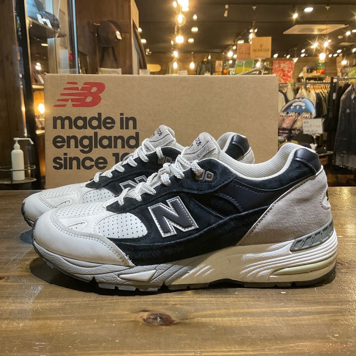 New Balance ニューバランス M991PJ SNS ローカットスニーカー イングランド製 size 26.5cm 中古品の画像1