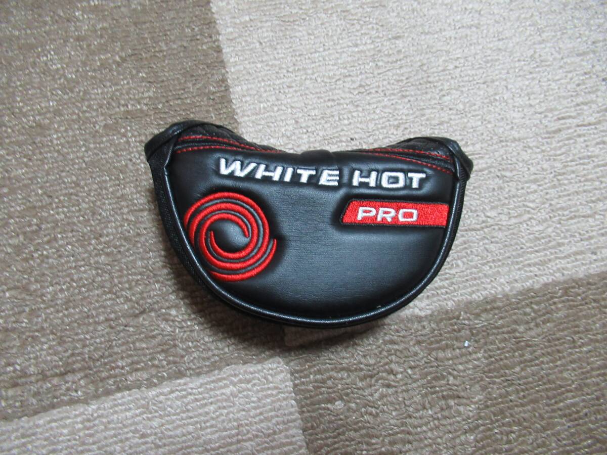 超美品 オデッセイ(ODYSSEY) ホワイトホット プロ(WHITE HOT PRO)パター用ヘッドカバー マレットタイプ キャロウエイ(Callaway)の画像1