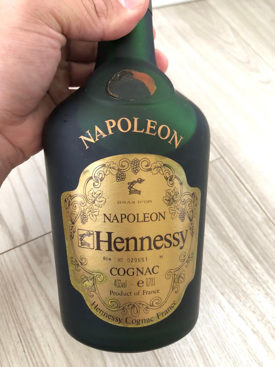 NAPOLEON Hennessy COGNAC ヘネシー ナポレオン 旧ボトル グリーンボトル コニャック 未開栓  古酒