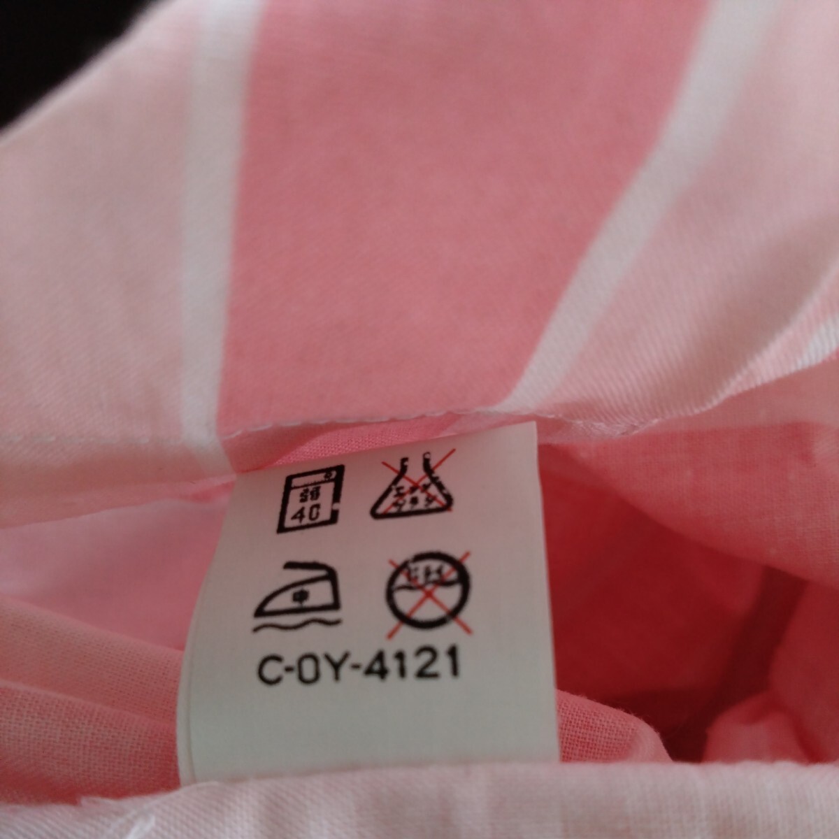 新品　パジャマ☆ピンク濃淡&白☆爽やか、可愛いシンプルなデザイン☆サイズL、ゆったりサイズです。LLの方にも。☆洗い替え、普段使いに。_画像7