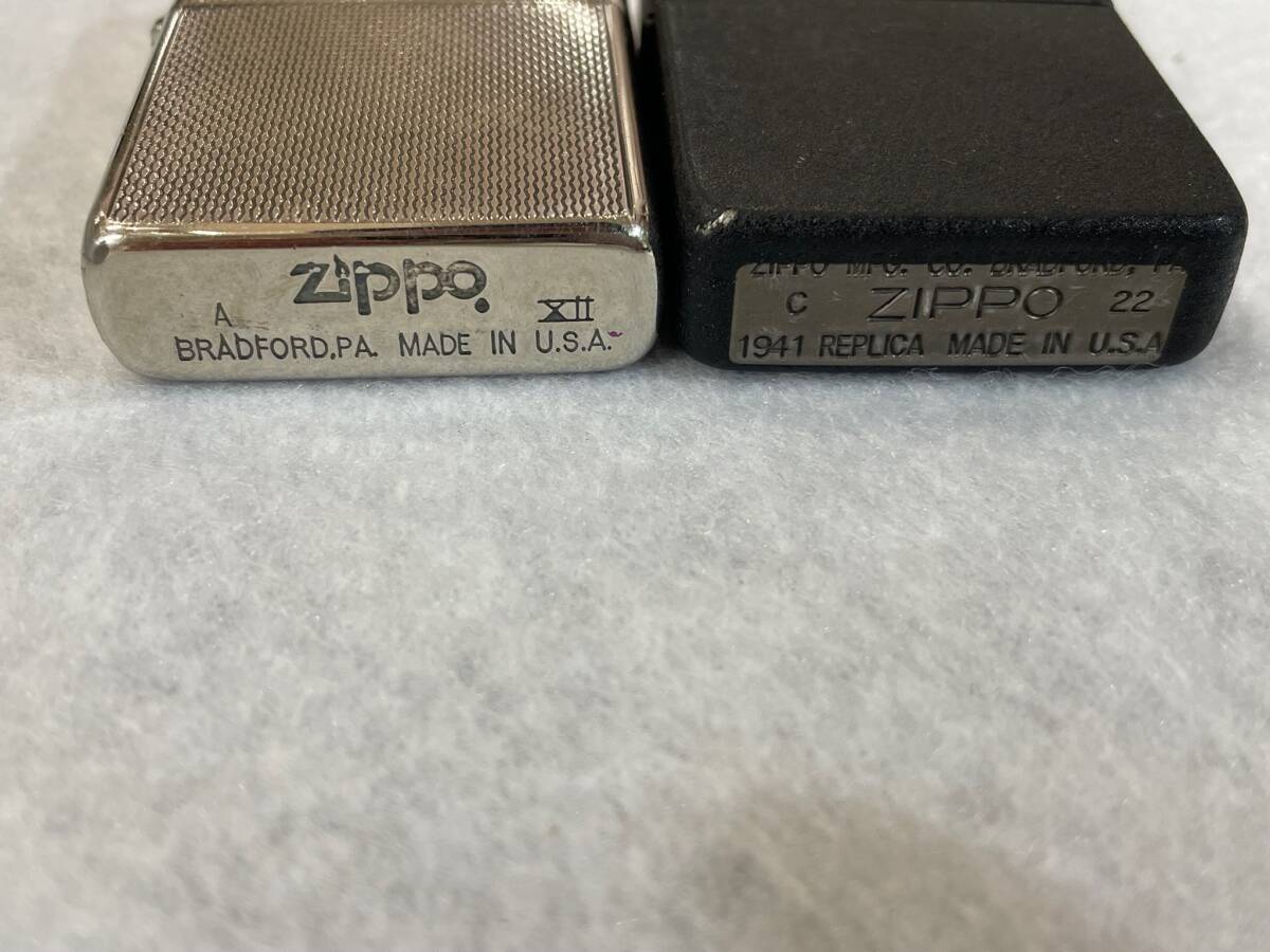 #26300 Zippo ジッポ ライター オイル缶 まとめ 7点 未使用品有 着火未確認 ジャンク ネーム入り含むの画像10