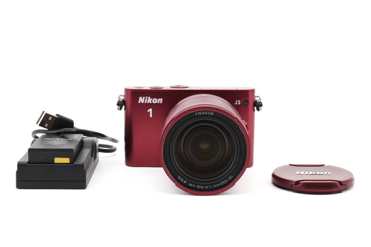 ■ 美品 ■ ニコン Nikon 1 J3 + 10-100mm VR #MA31YO189DBの画像1
