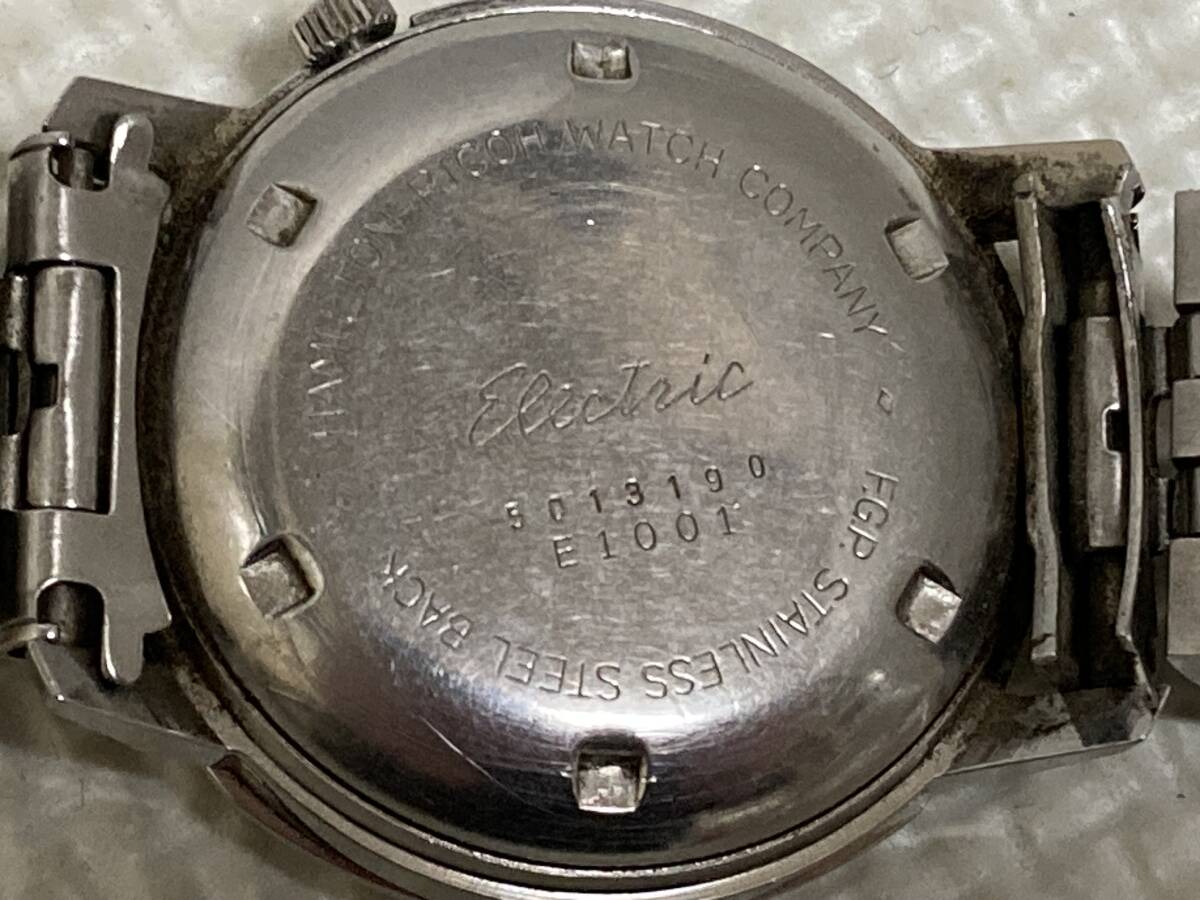 ハミルトン HAMILTON-RICOH エレクトリック Electric メンズ腕時計 E1001の画像6