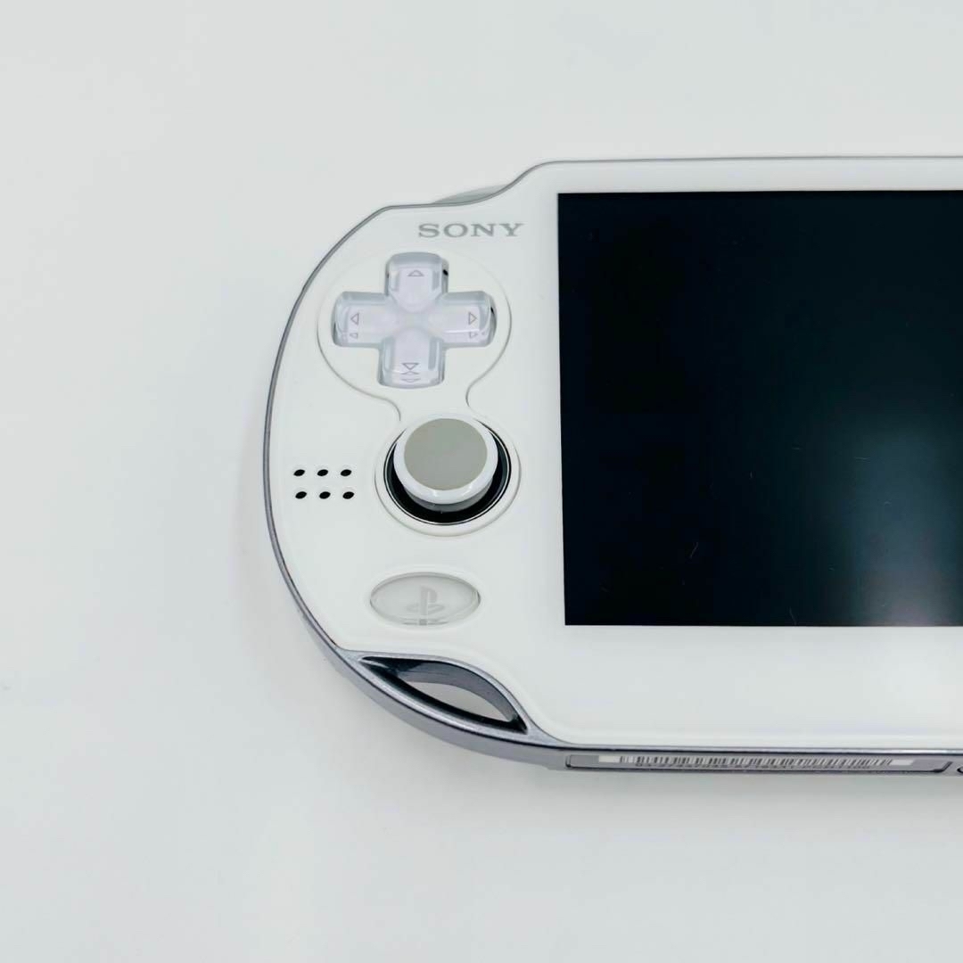 【美品】SONY PlayStation Vita PSVITA PCH-1100 クリスタル・Wi-Fiモデル_画像4