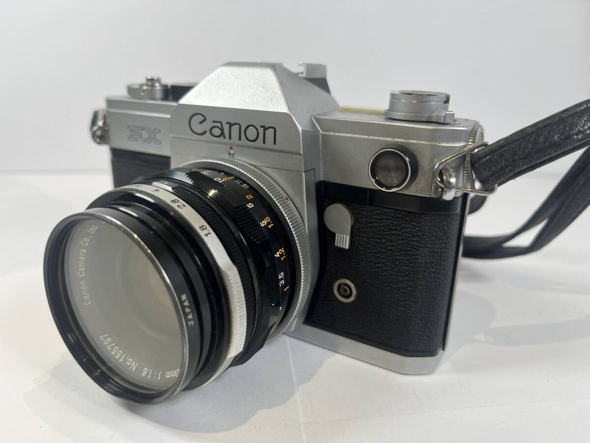 【OFS628ST】Canon FX レンズ FL 50mm 1:1.8 キャノン 一眼レフフィルムカメラ 光学機器 撮影 写真 ※動作未確認の画像8