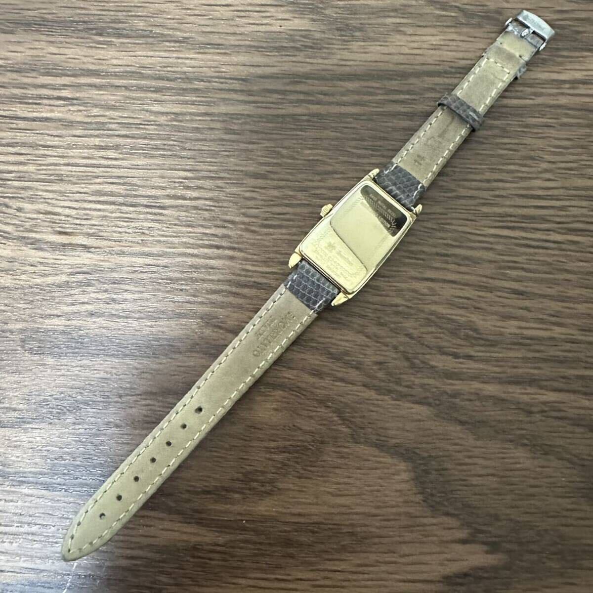 【1円〜】Hamilton ハミルトン 腕時計6240 ゴールド スモールセコンド メンズ ボーイズ クオーツ 稼働品の画像4