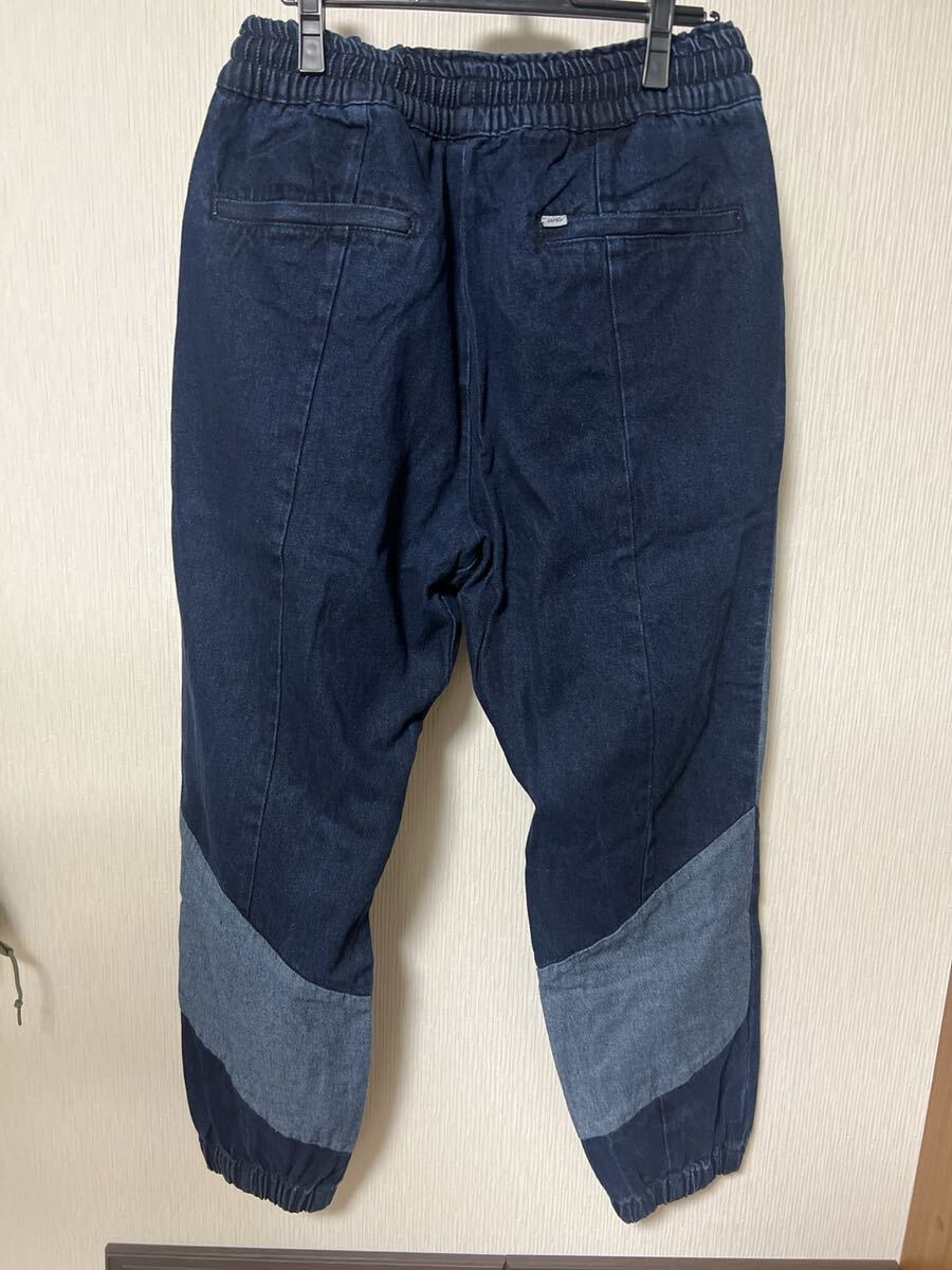 即決 2023 SAPEUR DENIM TRACK PANTS Lサイズ Indigo 正規 新品未使用 サプール デニム トラック パンツ インディゴ 完売品 sapeur の画像2