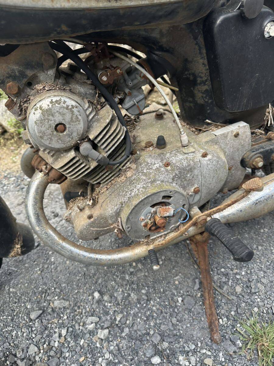 ホンダ CS125？CD125?書類無し 車体番号見えず ジャンク品部品取り キック降ります。の画像9