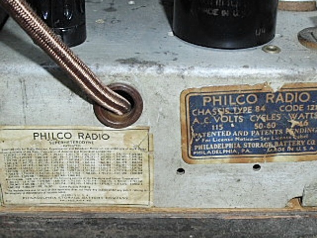 レトロ 昭和 アンティーク ＰＨＩＬＣＯ ラジオ５の画像4