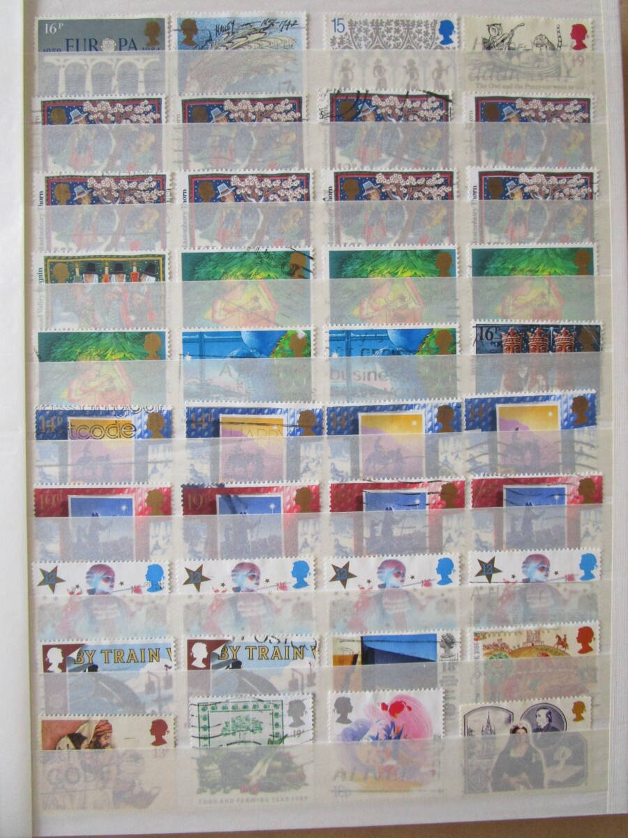 ★使用済み外国切手 約1160枚 イギリス、デンマーク他★の画像4
