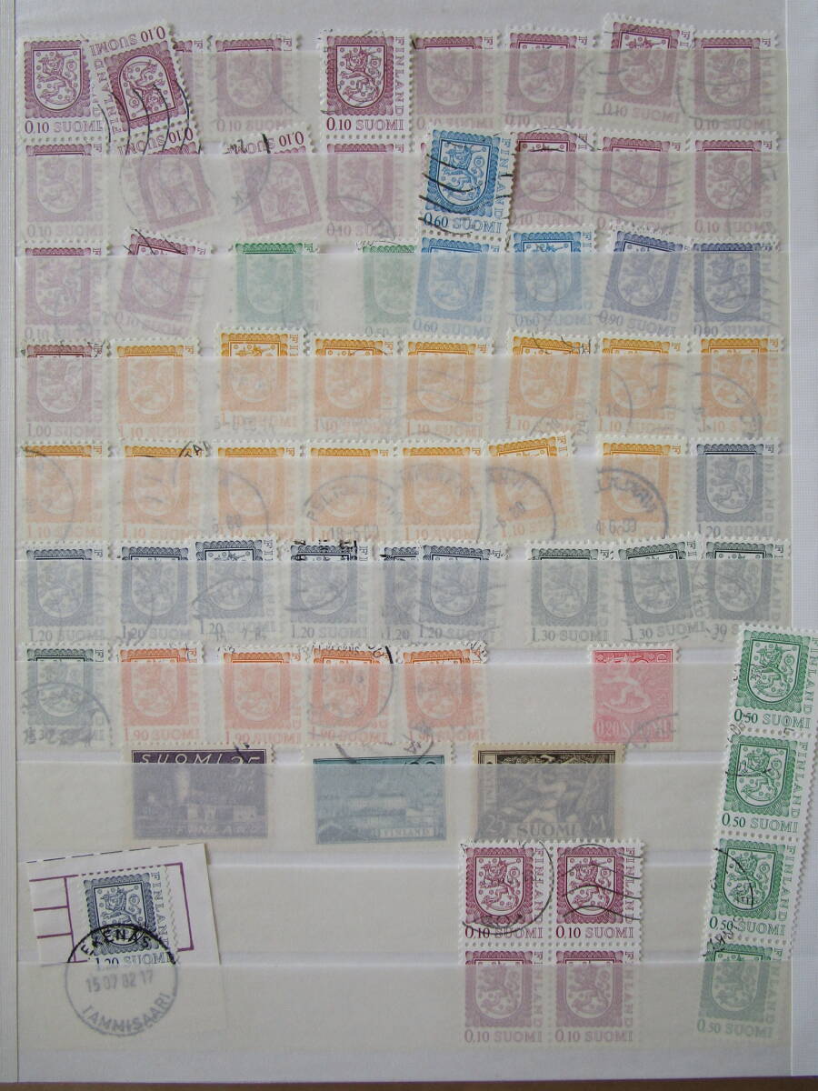 ★使用済み外国切手 約1160枚 イギリス、デンマーク他★の画像9