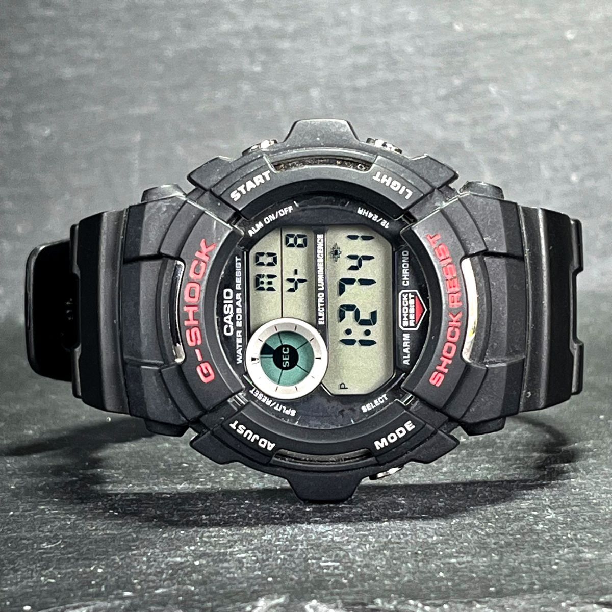 CASIO カシオ G-SHOCK Gショック BASIC ベーシック G-2000-1JF メンズ 腕時計 デジタル クオーツ ラウンド ブラック 樹脂 新品電池交換済み_画像5