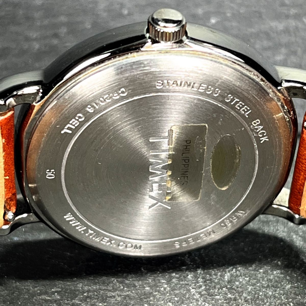 TIMEX タイメックス Weekender ウィークエンダー TW2R42500 腕時計 アナログ クオーツ ネイビー文字盤 ブラウン レザー 新品電池交換済みの画像7