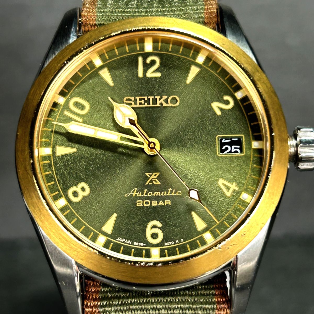 コアショップ限定 超美品 SEIKO セイコー PROSPEX プロスペックス アルピニスト SBDC138 腕時計 自動巻き アナログ カレンダー スケルトンの画像3