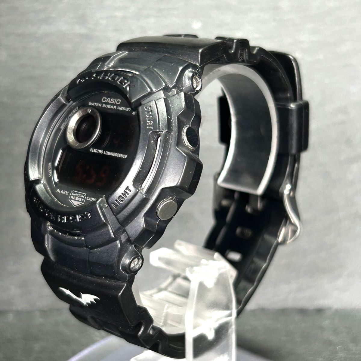 CASIO カシオ G-SHOCK ジーショック G-2000BK-1M 腕時計 クオーツ デジタル 多機能 カレンダー ステンレススチール 電池交換済 動作確認済_画像6