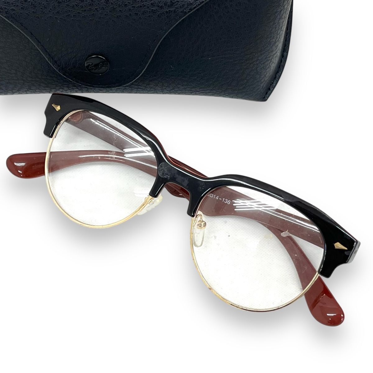 Ray-Ban レイバン メガネフレーム 眼鏡 小物 アイウェア ファッション ブランド 伊達メガネ 1218 OPTICS オプティクス クリア ブラウンの画像1