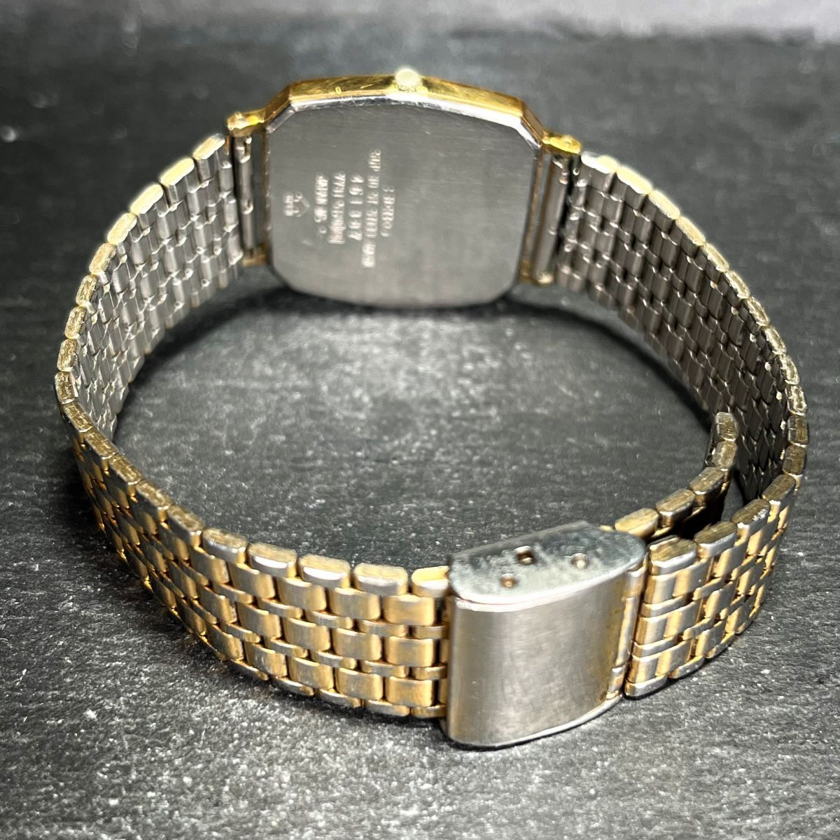 SEIKO セイコー DOLCE ドルチェ 7731-5120 メンズ 腕時計 アナログ クオーツ 3針 ポリゴン オールゴールド ステンレス メタルベルト SGP30の画像6