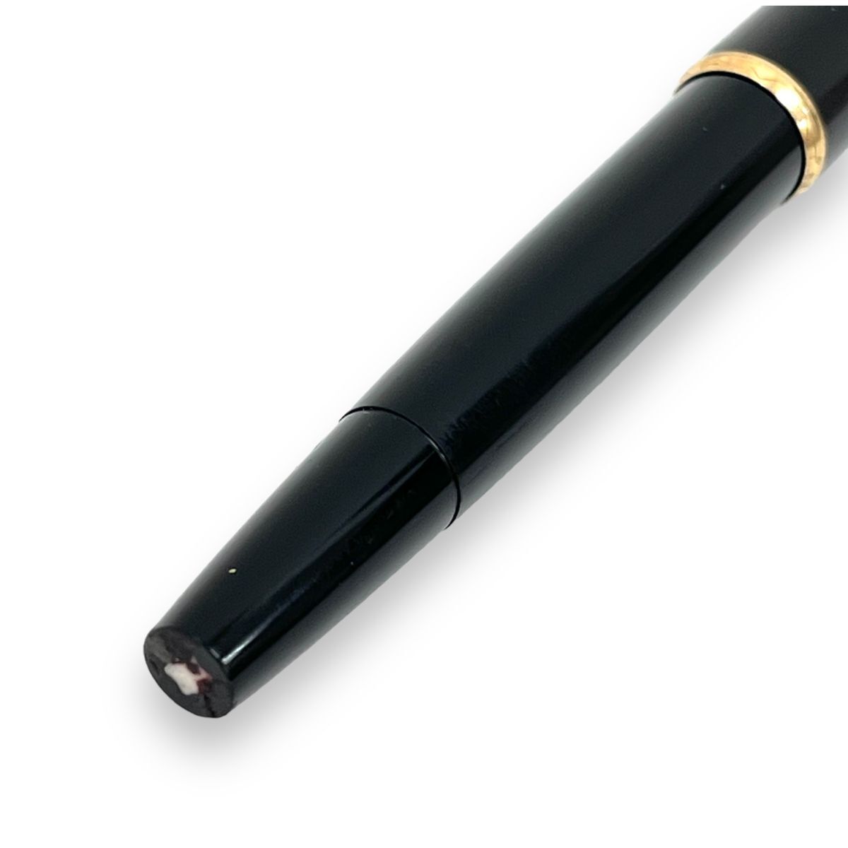 14k MONTBLANC モンブラン 万年筆 文房具 筆記用具 マイスターシュティック 回転吸入式 ブラック ビジネス ゴールド 585 14金の画像3