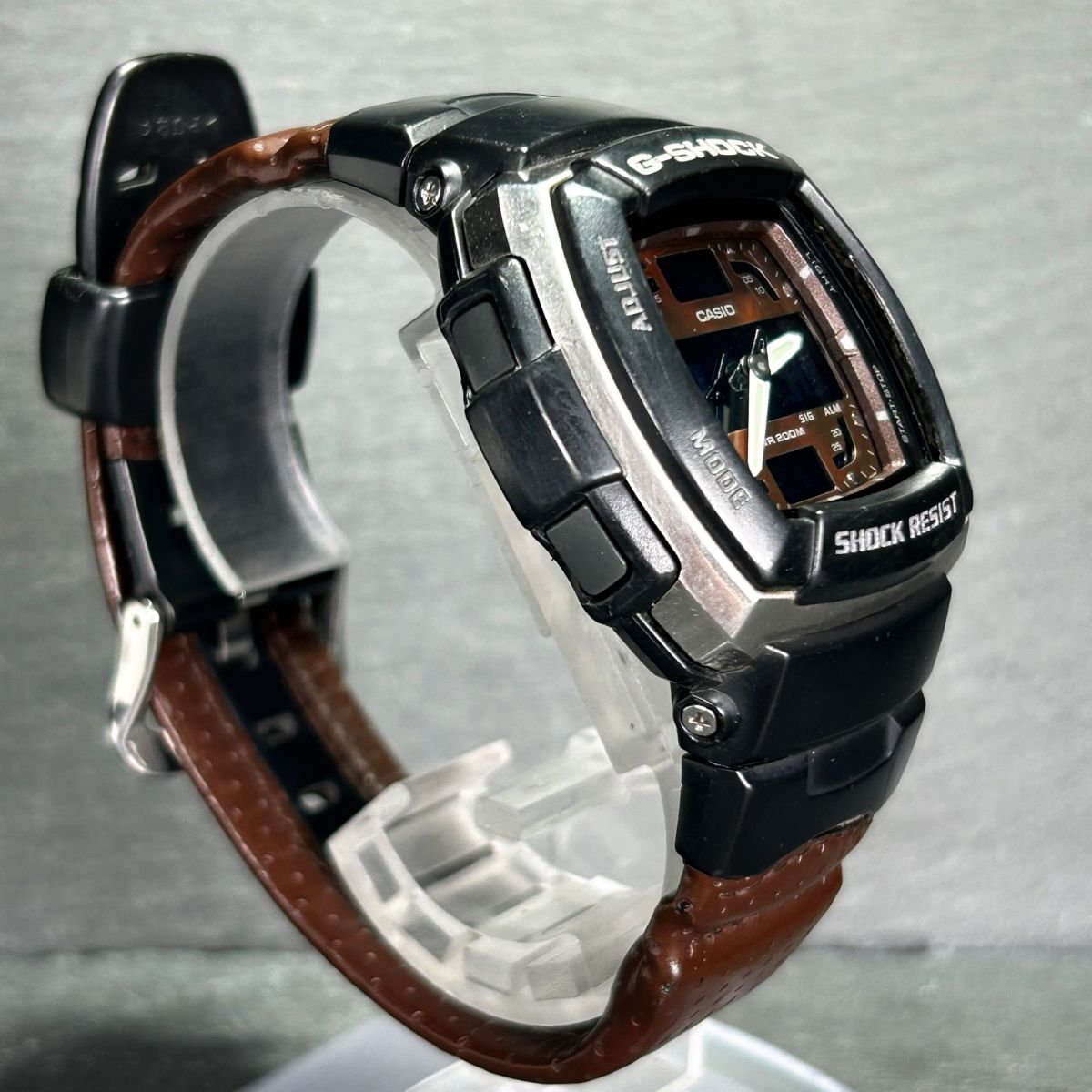 海外モデル CASIO カシオ G-SHOCK ジーショック G-SPIKE ジースパイク GMT G354RL-5AV 腕時計 クオーツ アナデジ 多機能 電池交換済みの画像5