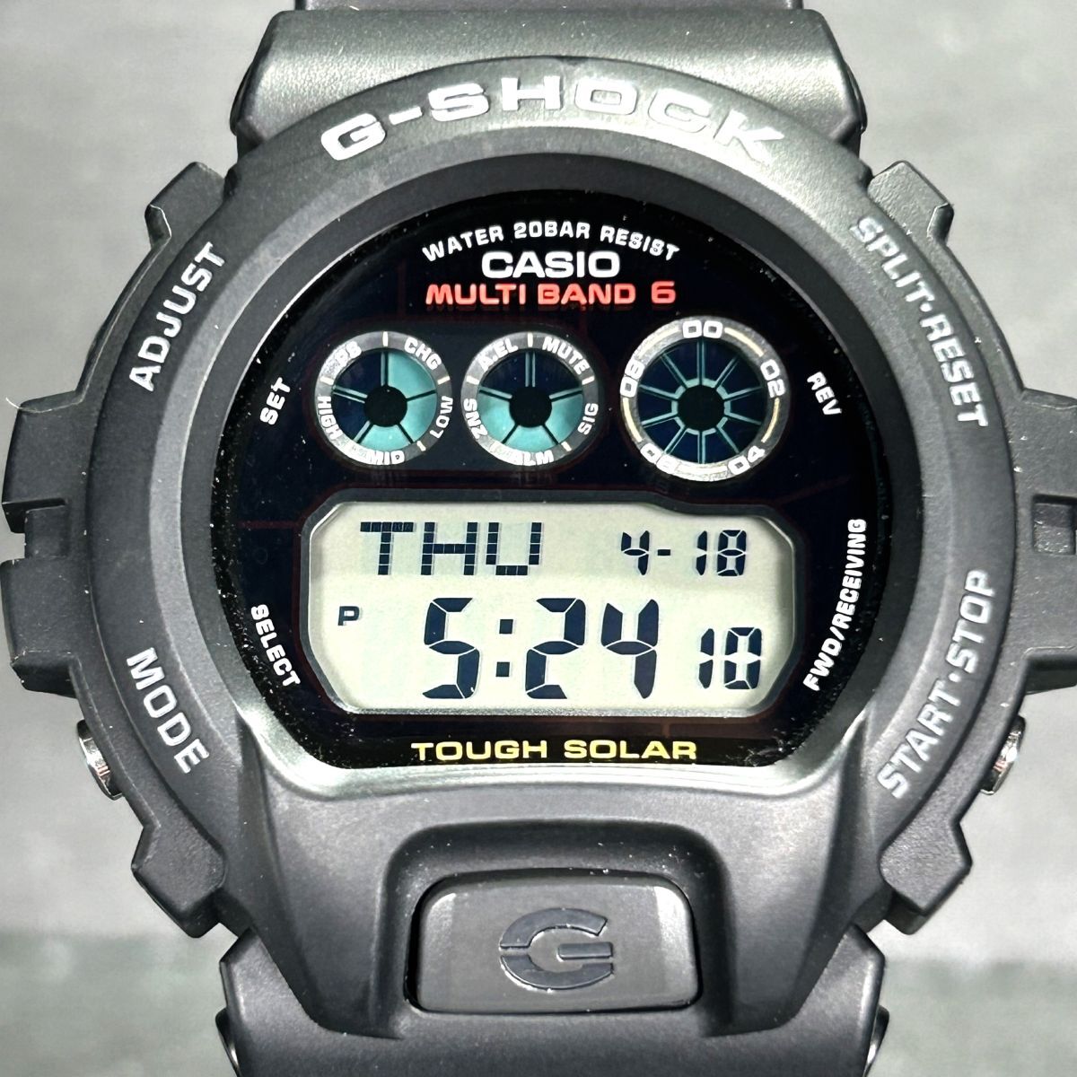 新品 CASIO カシオ G-SHOCK ジーショック GW-6900-1 腕時計 タフソーラー 電波ソーラー デジタル 多機能 ブラック ステンレススチールの画像3